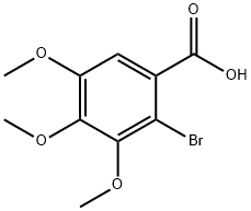 2-BROMO-3,4,5-TRIMETHOXYBENZOIC ACID Struktur