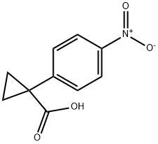 1-(4-硝基苯基)-环丙基甲酸, 23348-99-4, 结构式