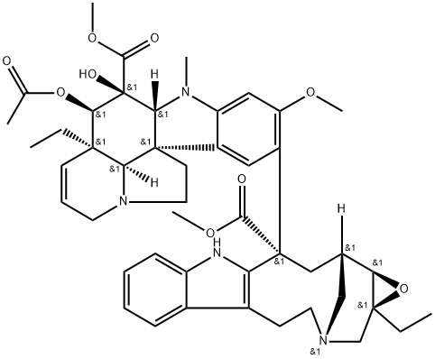 长春素, 23360-92-1, 结构式