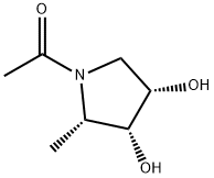 Xylofuranose, 4-acetamido-1,4,5-trideoxy-, L- (8CI) Structure