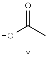 三酢酸イットリウム 化学構造式