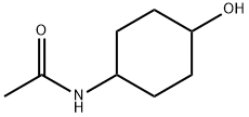 4-アセトアミドシクロヘキサノール (cis-, trans-混合物) 化学構造式