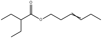 HEX-3-ENYL2-ETHYLBUTYRATE 结构式