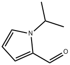1-イソプロピル-1H-ピロール-2-カルブアルデヒド 化学構造式