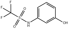 Methanesulfonamide,  1,1,1-trifluoro-N-(3-hydroxyphenyl)-|