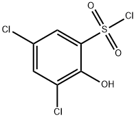 3,5-DICHLORO-2-HYDROXYBENZENESULFONYL CHLORIDE Struktur