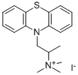 N-[1-メチル-2-(10H-フェノチアジン-10-イル)エチル]トリメチルアミニウム 化学構造式