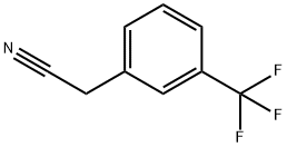 3-(トリフルオロメチル)フェニルアセトニトリル 化学構造式