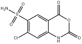 7-CHLORO-2,4-DIOXO-1,4-DIHYDRO-2H-BENZO[D][1,3]OXAZINE-6-SULFONAMIDE Structure