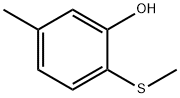 6-(Methylthio)-m-cresol Structure