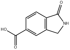 1-オキソ-2,3-ジヒドロ-1H-イソインドール-5-カルボン酸 化学構造式