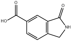 3-OXO-2,3-DIHYDRO-1H-ISOINDOLE-5-CARBOXYLIC ACID Structure