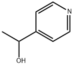 α-メチル-4-ピリジンメタノール 化学構造式