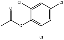 三氯苯酚乙酸酯 结构式
