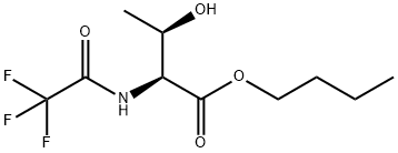 N-(トリフルオロアセチル)-L-トレオニンブチル 化学構造式