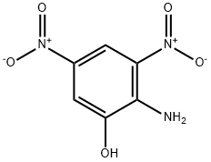 2-Amino-3,5-dinitrophenol Struktur