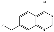 7-BROMOMETHYL-4-CHLORO-QUINAZOLINE
 Struktur
