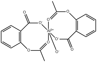 乙酰水杨酸铝,23413-80-1,结构式
