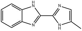 Benzimidazole, 2-(4-methylimidazol-2-yl)- (8CI) 结构式