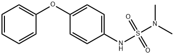 N,N-dimethyl-N'-(4-phenoxyphenyl)sulfamide 结构式
