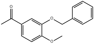 Ethanone, 1-[4-Methoxy-3-(phenylMethoxy)phenyl]- Structure