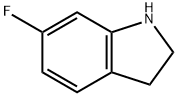 6-フルオロインドリン 化学構造式