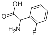 (2-フルオロフェニル)グリシン 化学構造式