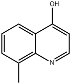 4ヒドロキシ8メチルキノリン 化学構造式