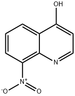 4-羟基-8-硝基喹啉 结构式