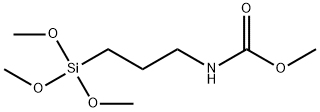 [3-(トリメトキシシリル)プロピル]カルバミン酸メチル 化学構造式
