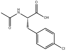 N-乙酰基-DL-4-氯苯丙氨酸, 23434-92-6, 结构式