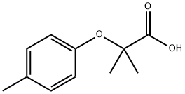 丙酸,2-甲基-2-(对-甲苯氧基)-, 23438-11-1, 结构式
