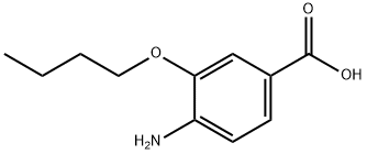3-butoxy-4-aminobenzoic acid Structure