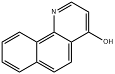 ベンゾ[h]キノリン-4-オール 化学構造式