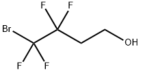 4-ブロモ-3,3,4,4-テトラフルオロブタン-1-オール 化学構造式