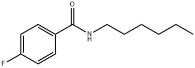 4-氟-N-N-己基苯甲酰胺, 234449-90-2, 结构式