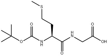 BOC-MET-GLY-OH Structure