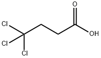 4,4,4-トリクロロ酪酸 化学構造式