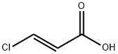 反-3-氯丙烯酸,2345-61-1,结构式