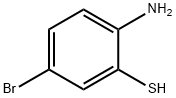 2-アミノ-5-ブロモベンゼンチオール 化学構造式