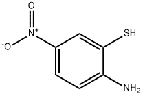 2-アミノ-5-ニトロベンゼンチオール 化学構造式