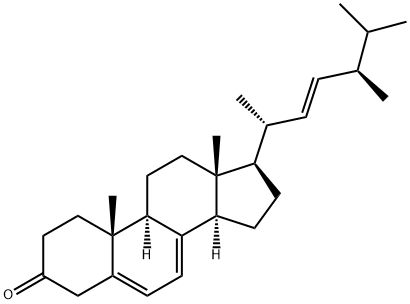 17-[(Z)-5,6-dimethylhept-3-en-2-yl]-10,13-dimethyl-1,2,4,9,11,12,14,15 ,16,17-decahydrocyclopenta[a]phenanthren-3-one Structure