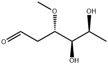 3-O-Methyl-2,6-dideoxy-L-lyxo-hexose Struktur