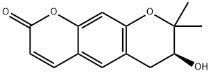 (7S)-7α-ヒドロキシ-8,8-ジメチル-7,8-ジヒドロ-2H,6H-ベンゾ[1,2-b:5,4-b']ジピラン-2-オン