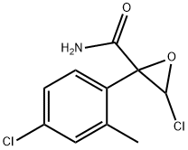 3-Chloro-2-(4-chloro-2-methylphenyl)oxirane-2-carboxamide Structure