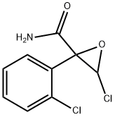 3-Chloro-2-(2-chlorophenyl)oxirane-2-carboxamide Structure