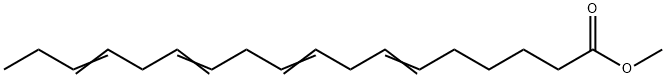 6,9,12,15-Octadecatetraenoic acid, methyl ester Structure