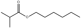 异丁酸己酯 结构式