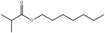 异丁酸庚酯, 2349-13-5, 结构式