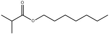 HEPTYL ISOBUTYRATE Structure